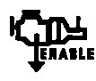 SWF 588003 SWF 588003 Inlegplaatje Zwart Symbool Wit